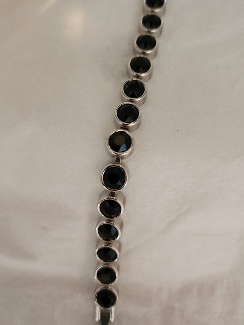 Touchstone Crystal Ice Bracelet Jet Black